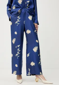 MM pantaloni de matase HELGA lat, high waist, 2526136037600 imagine