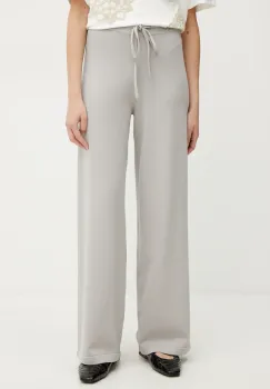 MM pantaloni de trening femei, culoarea gri, neted, 2516331027600 imagine