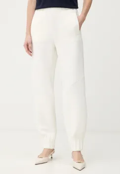 MM pantaloni de trening VISTA culoarea bej, drept, high waist, 2616781097600 imagine