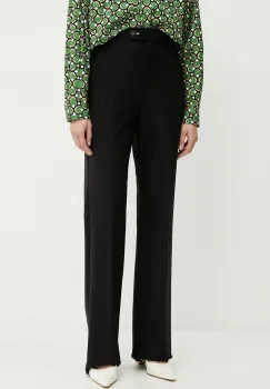 MM pantaloni femei, culoarea negru, drept, high waist, 2516781028600 imagine