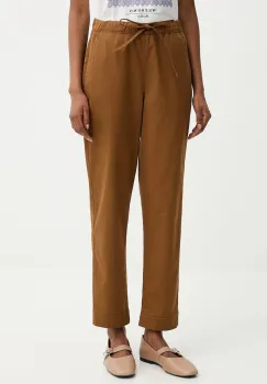 MM pantaloni MARA culoarea maro, drept, high waist, 2526136017600 imagine