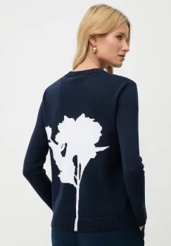 MM pulover de bumbac GAIA culoarea bleumarin, light, 2526366027600 imagine