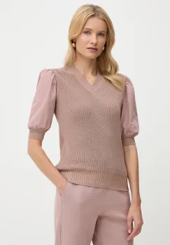 MM pulover MAINE culoarea maro, 2526366057600 imagine