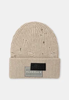 MM6 Maison Margiela caciula de lana culoarea bej, SH0TB0001.M13138.806M imagine