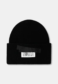 MM6 Maison Margiela caciula de lana culoarea negru, SH2TB0003.M13168.900S imagine