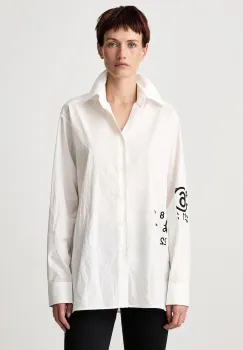 MM6 Maison Margiela  camasa pentru femei din bumbac imagine