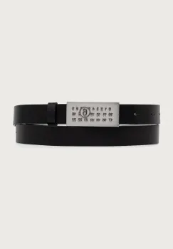 MM6 Maison Margiela curea reversibila din piele imagine