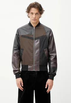 MM6 Maison Margiela geaca bomber culoarea maro, de tranzitie, SH2AM0042.M35609.961 imagine