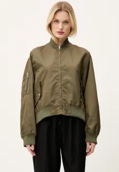 MM6 Maison Margiela geaca bomber culoarea verde, de tranzitie, S52AM0315.M35257 imagine