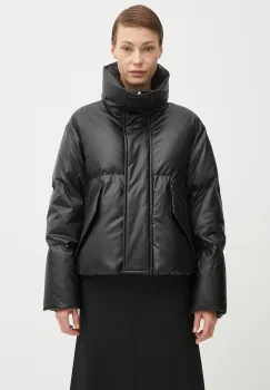 MM6 Maison Margiela geaca de puf culoarea negru, de iarna, oversize, S52AM0338.S53057.900 imagine