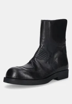 MM6 Maison Margiela ghete de piele culoarea negru, SH3WU0015.P7431.T8013 imagine