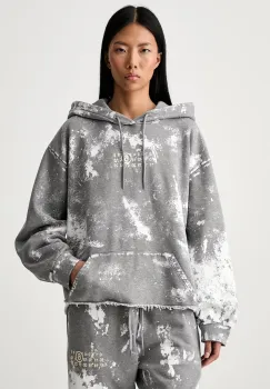 MM6 Maison Margiela hanorac cu gluga pentru femei din bumbac imagine