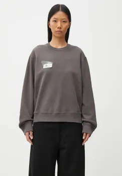 MM6 Maison Margiela hanorac de bumbac culoarea gri, cu imprimeu, S62GU0143.M25024.810 imagine