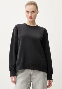 MM6 Maison Margiela hanorac de bumbac femei, culoarea negru, neted, S52GU0240.M25012 imagine
