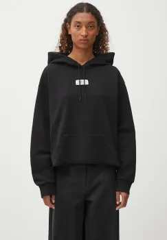 MM6 Maison Margiela hanorac de bumbac x MM6 Wardro culoarea negru, cu gluga, uni, S52GU0234.M25025.900 imagine