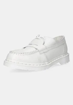 MM6 Maison Margiela mocasini de piele culoarea alb, cu platforma, S66WR0029 imagine