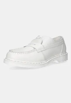 MM6 Maison Margiela mocasini de piele culoarea alb, SH3WR0005 imagine