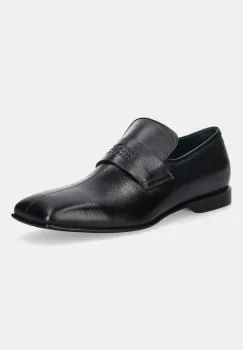 MM6 Maison Margiela mocasini de piele culoarea negru, SH3WR0007.P7430.T8013 imagine