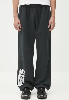 MM6 Maison Margiela pantaloni de trening culoarea negru, uni, SH2KA0033 imagine
