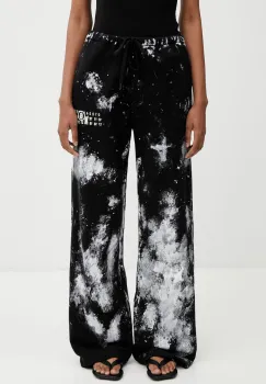 MM6 Maison Margiela pantaloni de trening pentru femei, din bumbac imagine