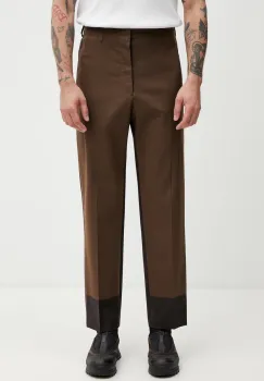 MM6 Maison Margiela pantaloni pentru barbati, cu amestec de lana imagine