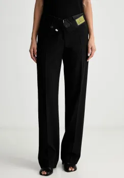 MM6 Maison Margiela pantaloni pentru femei cu lana imagine