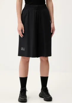 MM6 Maison Margiela pantaloni scurti culoarea negru, uni, high waist, S52MU0131.M35417 imagine