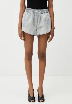 MM6 Maison Margiela pantaloni scurti pentru femei, din bumbac imagine
