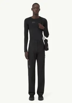 MM6 Maison Margiela pantaloni x Salomon barbati, culoarea negru, drept, SH0LA0013.M35200 imagine