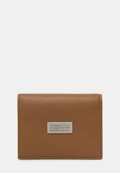 MM6 Maison Margiela portofel de piele culoarea maro, SA5UI0015.P7258 imagine