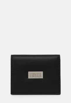 MM6 Maison Margiela portofel de piele culoarea negru, SA5UI0015.P7258 imagine