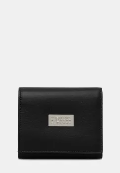 MM6 Maison Margiela portofel de piele culoarea negru, SA6UI0030.P8332.T8013 imagine