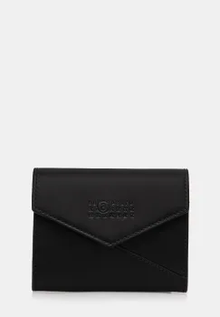 MM6 Maison Margiela portofel de piele femei, culoarea negru, SA5UI0010.P7183 imagine