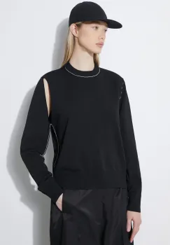 MM6 Maison Margiela pulover culoarea negru, light, S62HL0025 imagine