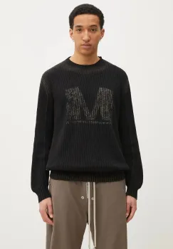 MM6 Maison Margiela pulover de bumbac barbati, culoarea negru, SH0HL0024 imagine