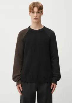 MM6 Maison Margiela pulover de lana culoarea negru, SH2HL0028.M13160.961 imagine
