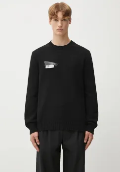 MM6 Maison Margiela pulover de lana culoarea negru, SH2HL0030.M13168.900S imagine