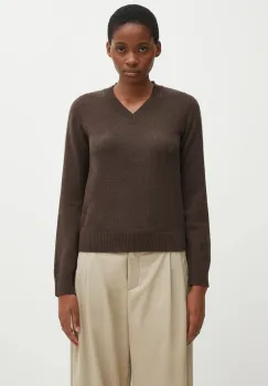 MM6 Maison Margiela pulover din amestec de lana culoarea maro, S62HN0007.M13187.144 imagine