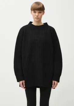 MM6 Maison Margiela pulover din amestec de lana culoarea negru, calduros, S62HL0042.M13192.900 imagine