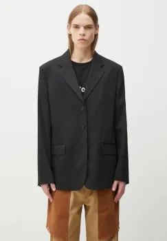 MM6 Maison Margiela sacou barbati, culoarea negru, SH0BN0013 imagine