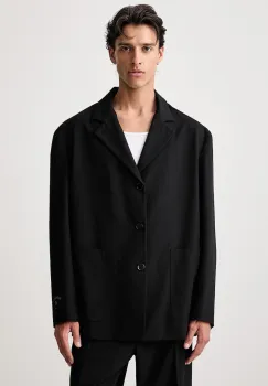MM6 Maison Margiela  sacou cu un singur rand de nasturi pentru barbati cu lana imagine