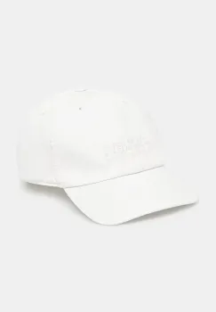 MM6 Maison Margiela sapca culoarea alb, neted, SH2TC0002 imagine