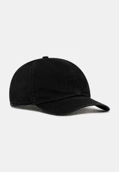 MM6 Maison Margiela sapca de baseball din bumbac culoarea negru, SH2TC0004.M35190.899 imagine