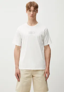 MM6 Maison Margiela tricou din bumbac culoarea alb, cu imprimeu, SH0GC0057.S24312.101 imagine