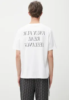 MM6 Maison Margiela tricou din bumbac culoarea alb, cu imprimeu, SH2GC0031.M20048.100 imagine