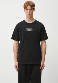 MM6 Maison Margiela tricou din bumbac culoarea negru, cu imprimeu, SH0GC0057.S24312.900 imagine