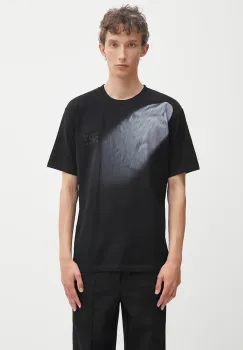 MM6 Maison Margiela tricou din bumbac culoarea negru, uni, SH2GC0028.M20048.900 imagine