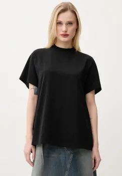 MM6 Maison Margiela tricou din bumbac femei, culoarea negru, S52GC0333 imagine