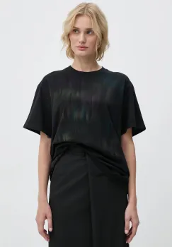 MM6 Maison Margiela tricou din bumbac femei, culoarea negru, S62GD0193.S23962 imagine