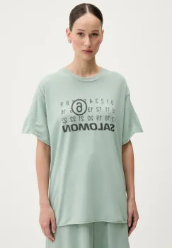 MM6 Maison Margiela tricou x Salomon culoarea turcoaz, S52GC0345 imagine